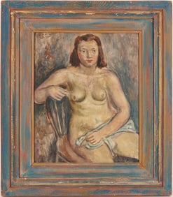 John Ballator Oil Painting of a Nude Woman