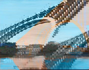 Joe Parrott O/C Knoxville Riverscape, Henley Street Bridge