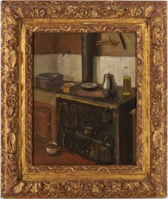 Alson Skinner Clark O/B, Kitchen in Paris, 1903