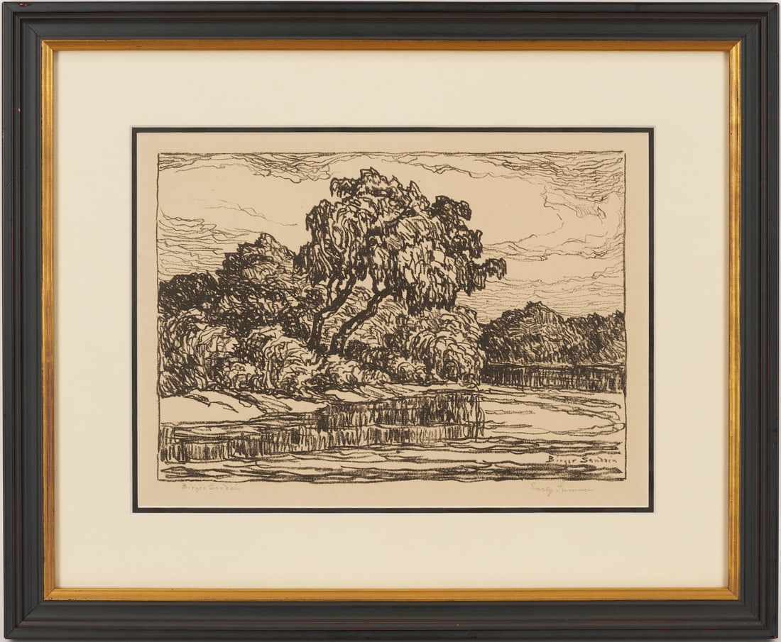 Birger Sandzen Lithograph, Early Summer (1 of 11)