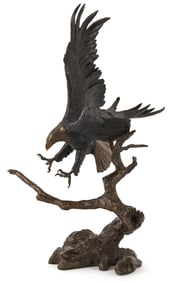 Mark Hopkins "Sovereign Territory" Bronze Flying Eagle