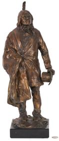 Glenna Goodacre Bronze Sculpture, Spotted Tail Goes to Washington