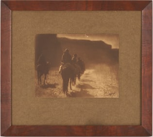 Edward Curtis 1904 Photograph, Vanishing Race, Original Framing