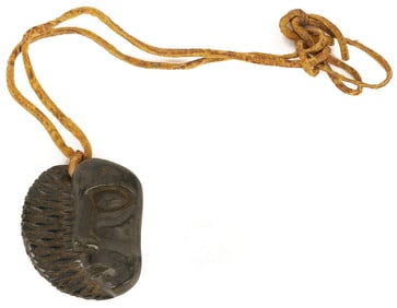 Native American Cherokee J. J. Wilnoty Carved Pendant