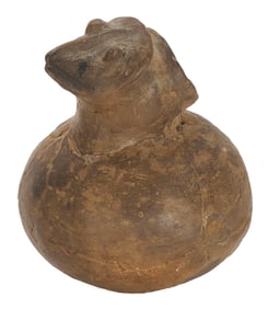 Mississippian Frog Effigy Vessel