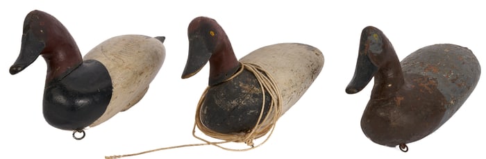 3 MD Duck Decoys, incl. William "Snake" Heverin