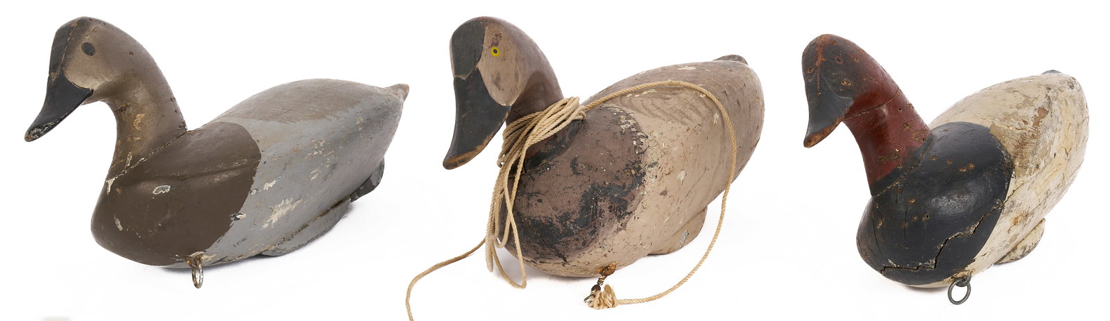 3 Cheasapeake Bay Duck Decoys, attrib. Holly Family (1 of 19)