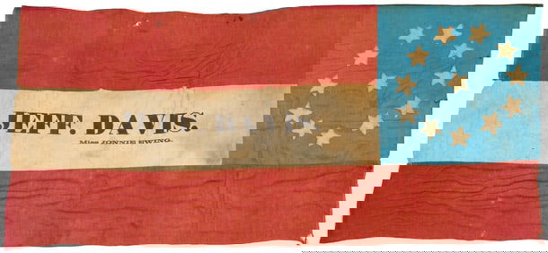 1861 Civil War Personal Flag