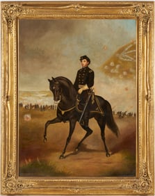 Equestrian Portrait of Gen. John Howard Kitching