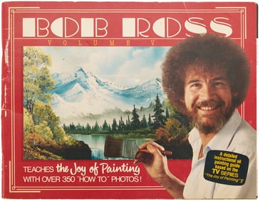 Joy of Painting By Bob Ross, Signed Book