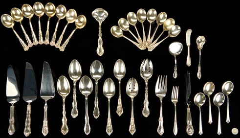 38 Assorted Sterling Silver Flatware Pcs.