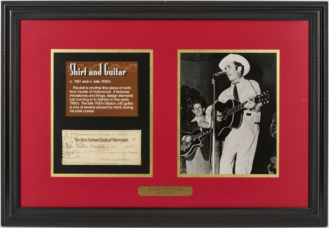 Hank Williams Signed Check (1 of 7)