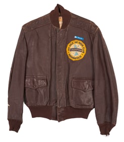 Al Keller Indy 500 Champion 100 Mile an Hour Club Leather Jacket plus Certificate, 1958