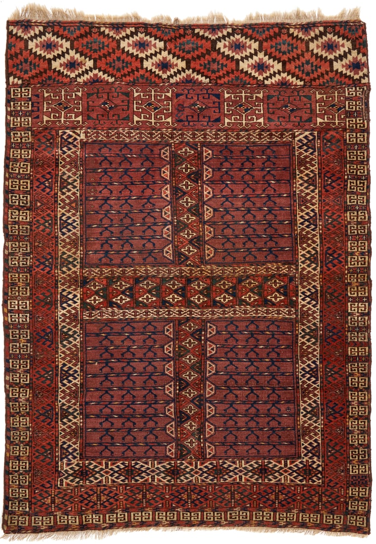 Antique Yomut or Yomud Turkmen Ensi Rug (1 of 19)