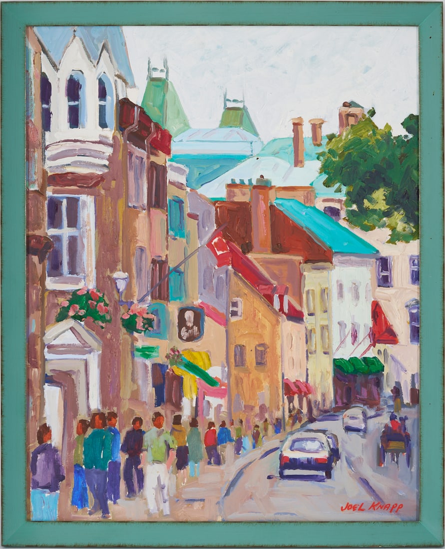 Joel Knapp O/C Street Scene, Old Town Quebec (1 of 10)