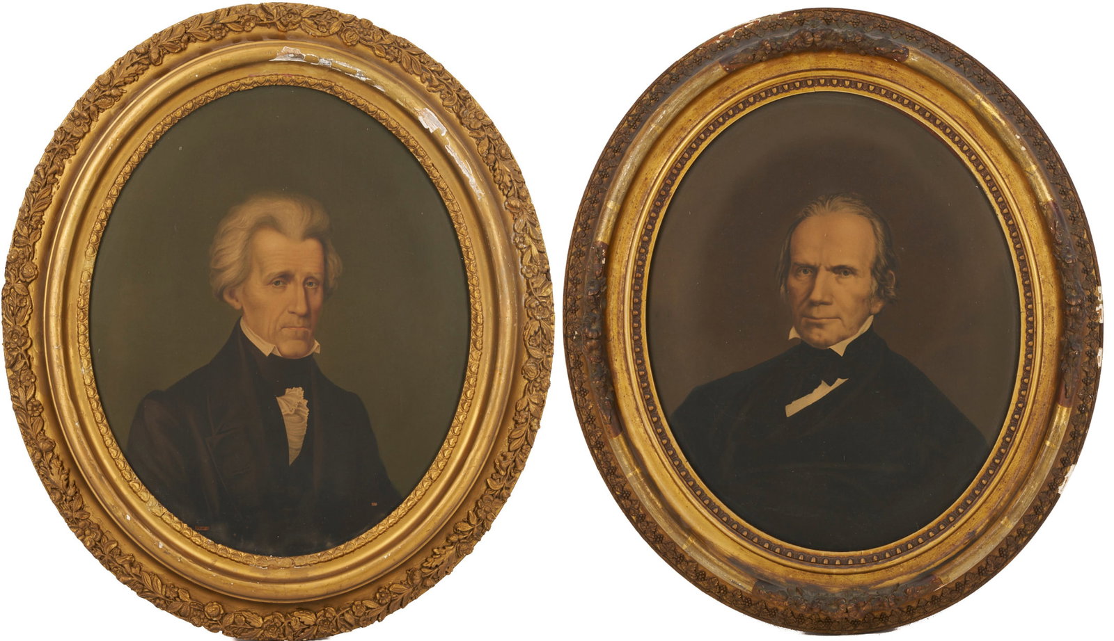 Pr. E.C. Middleton & Co. Political Oleographs, Andrew Jackson & Henry Clay (1 of 15)
