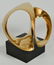 412: Leonardo Nierman Abstract Bronze Sculpture - 2