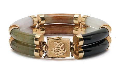 14K & Gemstone Bracelet