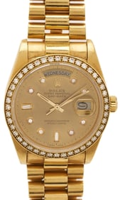 Men’s 18K Rolex Day-Date President Wrist Watch