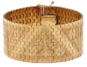 18K Floral Bracelet