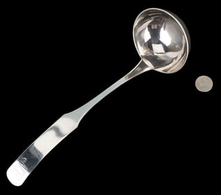 Georgetown Kentucky Coin Silver Ladle, A.F. Shepard