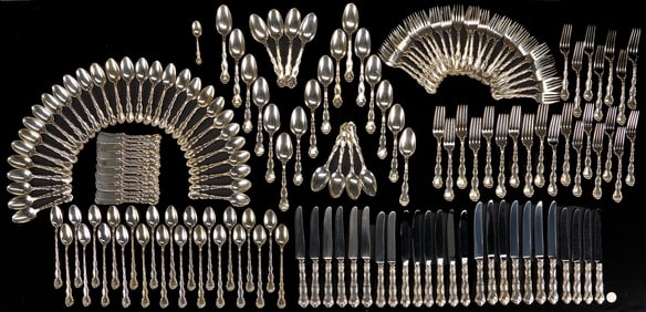 Gorham Strasbourg Sterling Silver Flatware, 169 Pcs.