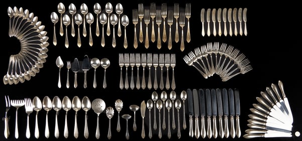 Dominick & Haff, 1776 Sterling Flatware, 110 pcs.