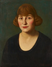 Maxfield Parrish, Portrait of a Woman, 1922