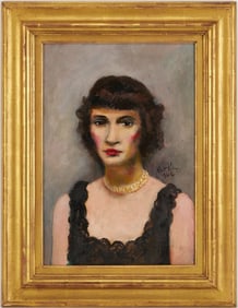 Walt Kuhn O/B Portrait of Elizabeth Bliss Parkinson