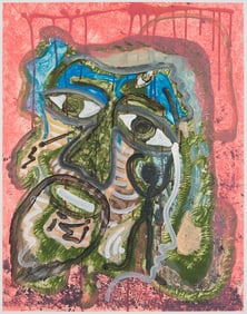 Lonnie Holley Acrylic Outsider Art Painting