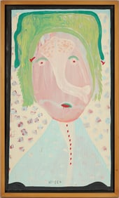 Large Mose Tolliver Outsider Art Painting