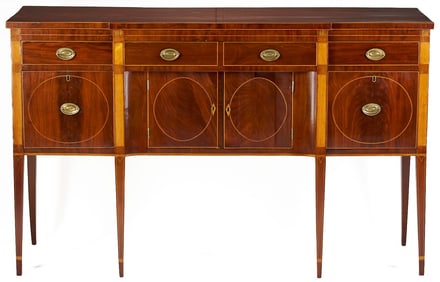 Federal Coastal North Carolina Inlaid Sideboard