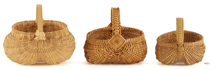 3 Cannon County Middle TN Baskets, incl. Ida Davis