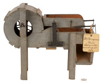 US Patent Model Grain Separator, 1878