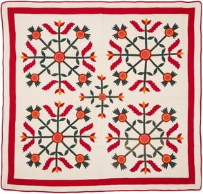 East TN Pieced and Applique Quilt