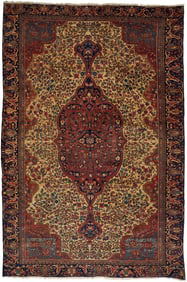 Antique Farahan Sarouk Carpet, 8 ft. x 12 ft.