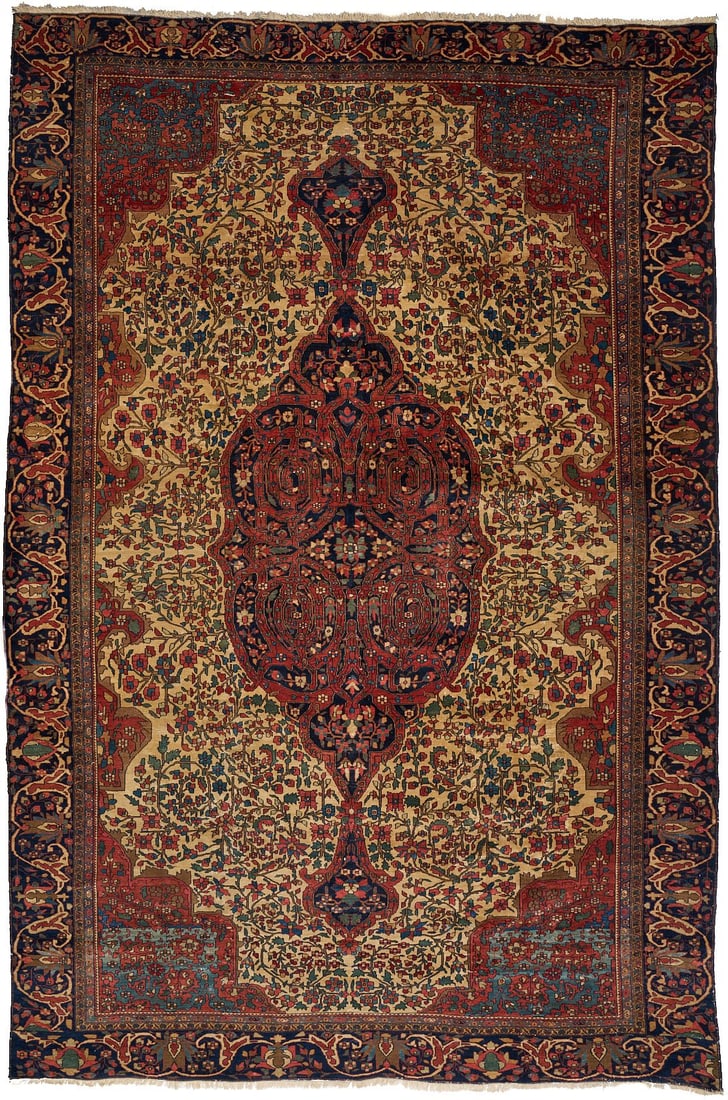 Antique Farahan Sarouk Carpet, 8 ft. x 12 ft. (1 of 19)