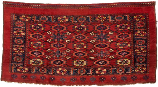 Antique Ersari Chuval Turkestan Rug