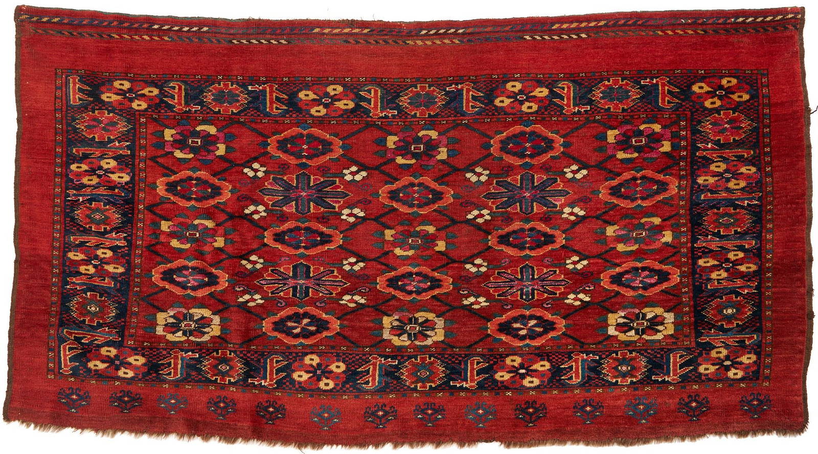 Antique Ersari Chuval Turkestan Rug