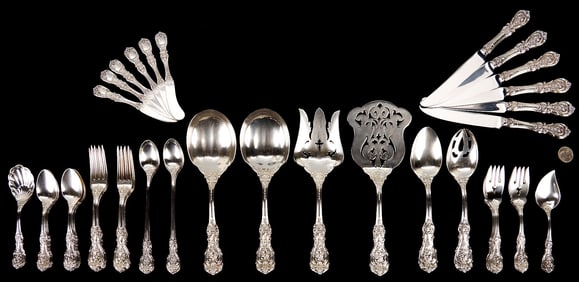 47 pcs. Reed & Barton Francis I Sterling Flatware, Service for 6