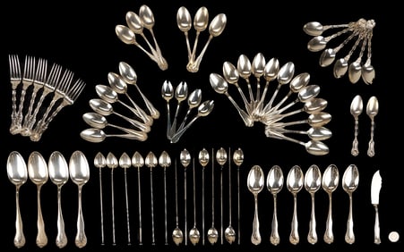 67 Assorted Pieces Sterling Silver Flatware