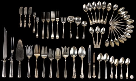 54 Pcs. Assorted Sterling Flatware