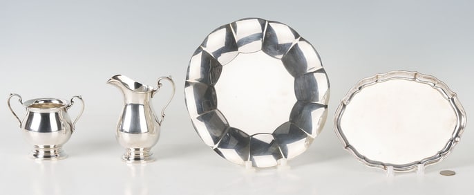 4 Sterling Silver Hollowware Items, incl. Tiffany