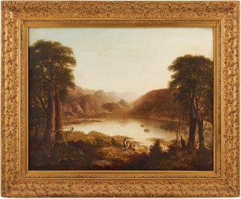 19th C. Lake Landscape attr. George Loring Brown