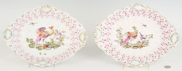 2 Derby Porcelain Serving Dishes