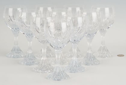 10 Baccarat Massena Crystal Water Goblets
