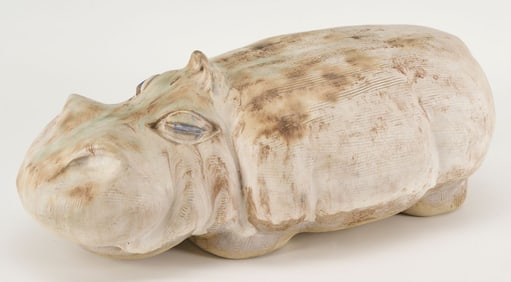 McCarty Pottery Hippopotamus Figurine, Merigold, Mississippi