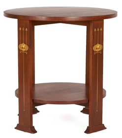 Stickley Harvey Ellis Round Lamp Table