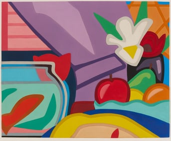 Tom Wesselmann Color Mixografia, Still Life with Blonde and Goldfish