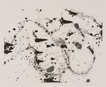 Sam Francis Monotype or Etching, Nude (Figure Study)